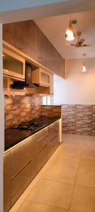 Kitchen Image of 501 Sq.ft 1 RK Apartment / Flat for rent in L And T Raintree Boulevard, Sahakara Nagar Bengaluru for Rs. 50000