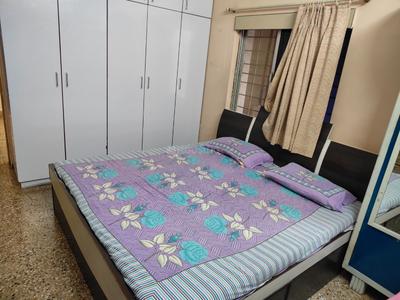 Bedroom Image of 1100 Sq.ft 2 BHK Independent House for rent in Nana Mava Rajkot for Rs. 15000