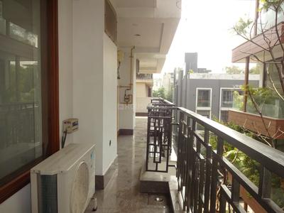 Balcony Image of 4000 Sq.ft 4 BHK Builder Floor for rent in Maharani Bagh New Delhi for Rs. 350000