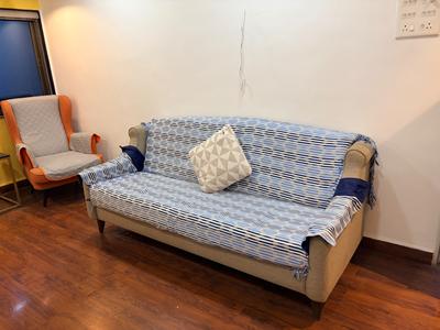 Living Room Image of 740 Sq.ft 1 BHK Apartment / Flat for rent in Chinchwad Pune for Rs. 25000