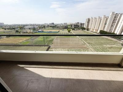 Balcony Image of 1750 Sq.ft 3 BHK Apartment / Flat for rent in Skyline Elevate, Utrathiya Zirakpur for Rs. 35000