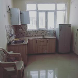 Kitchen Image of 450 Sq.ft 1 BHK Builder Floor for rent in N K Savitry Greens, Nabha Zirakpur for Rs. 13000