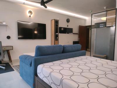 Bedroom Image of 560 Sq.ft 1 RK Apartment / Flat for rent in Brigade Cornerstone Utopia, Halasahalli Bengaluru for Rs. 40000