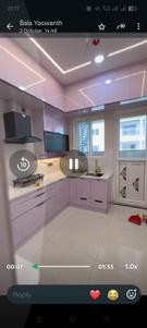 Kitchen Image of 1824 Sq.ft 3 BHK Apartment / Flat for rent in Candeur Crescent, Nallagandla Hyderabad for Rs. 56000