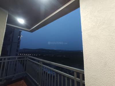 Balcony Image of 2150 Sq.ft 3 BHK Apartment / Flat for rent in Sriram River View, Manchirevula Hyderabad for Rs. 63000
