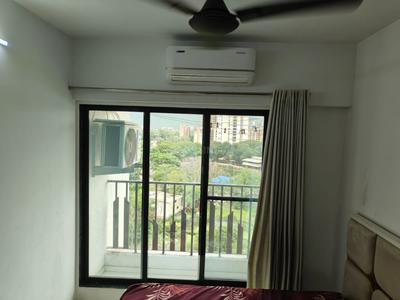 Bedroom Image of 650 Sq.ft 1 BHK Apartment / Flat for rent in Dynamic Crest Phase I Rimo Everest, Khidkali Thane for Rs. 22000