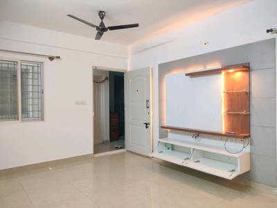 Living Room Image of 930 Sq.ft 3 BHK Apartment / Flat for rent in Aswani Aaeesha, Rayasandra Bengaluru for Rs. 22000