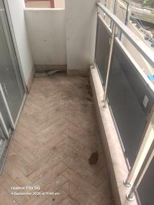 Balcony Image of 1150 Sq.ft 3 BHK Apartment / Flat for rent in Radhashree 30, Kankurgachi Kolkata for Rs. 36000