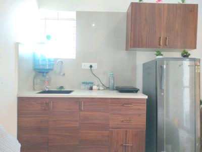 Kitchen Image of 250 Sq.ft 1 RK Apartment / Flat for rent in Kodathi Bengaluru for Rs. 20000