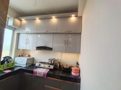 Kitchen Image of 1180 Sq.ft 3 BHK Apartment / Flat for rent in Oro Elements, Jankipuram Lucknow for Rs. 18500