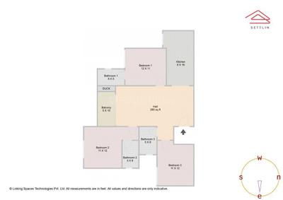 Image of 1431 Sq.ft 3 BHK Apartment / Flat for sale in Prestige Finsbury Park Hyde by Prestige Projects Pvt Ltd, Gummanahalli, Bengaluru for Rs. 18500000
