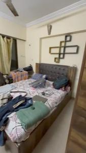 Bedroom Image of 830 Sq.ft 3 BHK Apartment / Flat for rent in Kamanwala Manavsthal, Malad West Mumbai for Rs. 60000