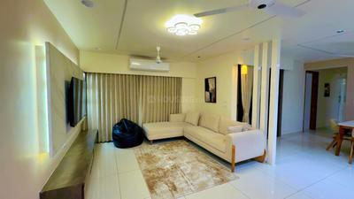Hall Image of 2350 Sq.ft 3 BHK Apartment / Flat for rent in Shivalik Green View, Shantigram Ahmedabad for Rs. 95000