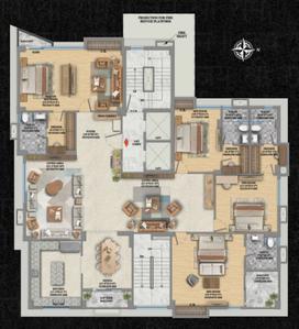 Image of 1620 Sq.ft 3 BHK Apartment / Flat for sale in Ballygunge, Kolkata for Rs. 32500000