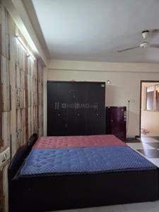 Bedroom Image of 1000 Sq.ft 1 RK Builder Floor for rent in Mahalakshmi Nagar Indore for Rs. 13000