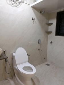 Common Bathroom Image of 850 Sq.ft 2 BHK Apartment / Flat for rent in Rashi Tower, Goregaon East Mumbai for Rs. 60000