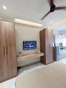 Bedroom Image of 750 Sq.ft 1 RK Studio for rent in Sector 30 Gurgaon for Rs. 28000
