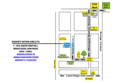 Image of RADHEY SHYAM GIRLS PG in Laxmi Nagar, New Delhi