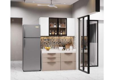 Kitchen Image of 850 Sq.ft 2 BHK Apartment / Flat for sale in Vijay Lini Homes, Chikhali Pune for Rs. 5600000