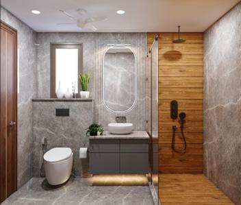 Bathroom Image of 2419 Sq.ft 4 BHK Builder Floor for sale in Gulmohar Park New Delhi for Rs. 130000000
