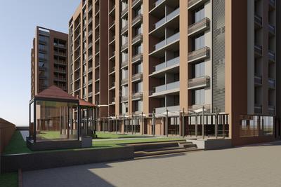 Image of 1098 Sq.ft 2 BHK Apartment / Flat for sale in Radhe Vrundavan Heights, Nana Chiloda, Ahmedabad for Rs. 3800000