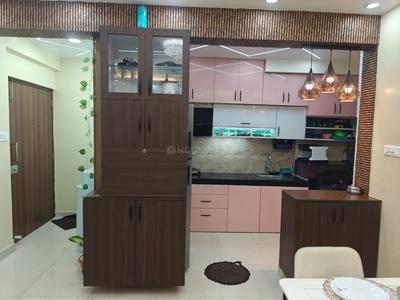 Kitchen Image of 1218 Sq.ft 3 BHK Apartment / Flat for sale in Shapoorji Pallonji Joyville Western Heights, Salap Howrah for Rs. 8500000