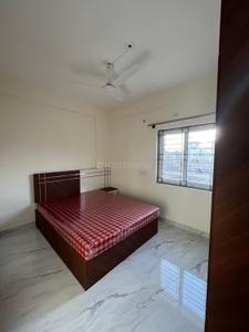 Bedroom Image of 690 Sq.ft 1 BHK Builder Floor for rent in Murugeshpalya Bengaluru for Rs. 30000