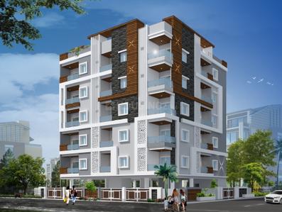 Image of 1899 Sq.ft 3 BHK Apartment / Flat for sale in VSR Chaitra Heights, Moula Ali, Secunderabad for Rs. 10450000