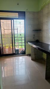 Kitchen Image of 550 Sq.ft 1 BHK Apartment / Flat for sale in Maruti Shiv Utsav, Pashane Thane for Rs. 1600000