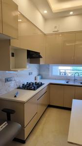 Kitchen Image of 1377 Sq.ft 3 BHK Apartment / Flat for sale in NKV Golden Avenue, Sector 35 Sohna for Rs. 19500000
