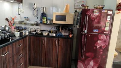 Kitchen Image of 1400 Sq.ft 3 BHK Apartment / Flat for sale in Nirman Brookefield Willows, Pisoli Pune for Rs. 7800000
