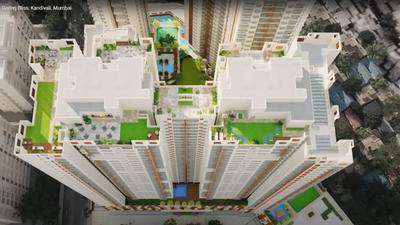 Image of 1080 Sq.ft 3 BHK Apartment / Flat for sale in Godrej Bliss, Kandivali East, Mumbai for Rs. 28600000