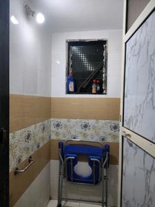 Common Bathroom Image of 530 Sq.ft 1 BHK Independent House for rent in Vihang Valley, Kasarvadavali Thane for Rs. 20500