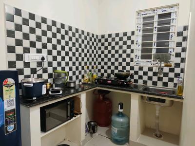 Kitchen Image of 900 Sq.ft 1 BHK Apartment / Flat for rent in Kondapur Hyderabad for Rs. 25000