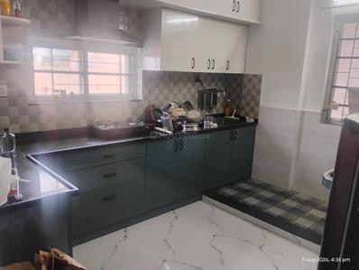 Kitchen Image of 1800 Sq.ft 2 BHK Builder Floor for rent in Kasturi Nagar Bengaluru for Rs. 46000