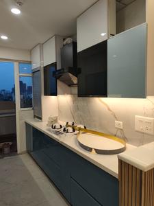 Kitchen Image of 1600 Sq.ft 3 BHK Apartment / Flat for rent in Rishita Manhattan, Gomti Nagar Lucknow for Rs. 45000