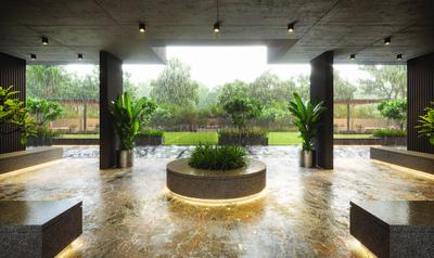 Hall Image of 1000 Sq.ft 3 BHK Apartment / Flat for sale in The Evans, Tragad Ahmedabad for Rs. 7753000