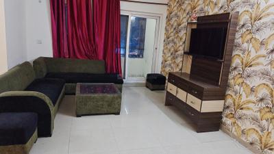 Living Room Image of 1275 Sq.ft 2 BHK Apartment / Flat for rent in Rohtas Plumeria Homes, Gomti Nagar Lucknow for Rs. 35000