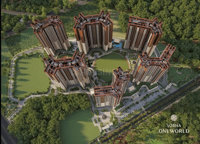 Image of 1204 Sq.ft 2 BHK Apartment / Flat for sale in One Residences At Sobha One World Ph2 W3 And 4, Hoskote, Bengaluru for Rs. 15900000