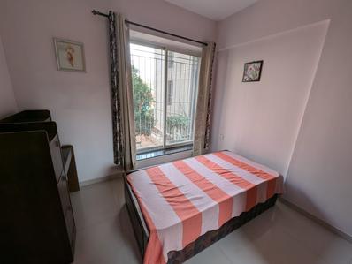 Bedroom Image of 750 Sq.ft 1 BHK Apartment / Flat for rent in RR 66 Avenue A B C Building, Pimple Nilakh Pune for Rs. 31000