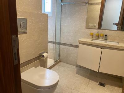 Bathroom Image of 2500 Sq.ft 4 BHK Builder Floor for rent in Shanti Niketan New Delhi for Rs. 450000