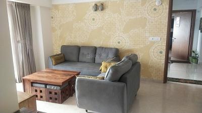 Living Room Image of 1565 Sq.ft 3 BHK Apartment / Flat for rent in Godrej Woods, Sector 43 Noida for Rs. 85000