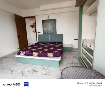 Bedroom Image of 2000 Sq.ft 3 BHK Apartment / Flat for rent in The Gate, Raysan Gandhinagar for Rs. 50000