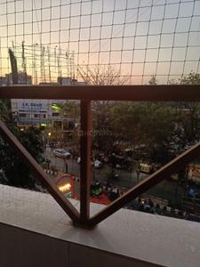 Balcony Image of 1100 Sq.ft 3 BHK Apartment / Flat for rent in Race Course Vadodara for Rs. 20000