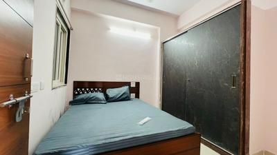 Bedroom Image of 650 Sq.ft 1 BHK Apartment / Flat for rent in Madhapur Hyderabad for Rs. 27000