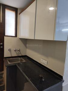 Kitchen Image of 300 Sq.ft 1 RK Builder Floor for rent in Lajpat Nagar New Delhi for Rs. 22000