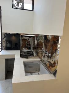 Kitchen Image of 380 Sq.ft 1 BHK Builder Floor for rent in Shadipur New Delhi for Rs. 21000