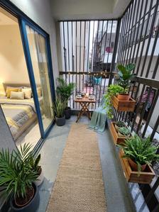Balcony Image of 1080 Sq.ft 1 BHK Builder Floor for rent in DLF Phase 3 Gurgaon for Rs. 40000