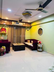 Living Room Image of 1550 Sq.ft 3 BHK Apartment / Flat for sale in Kanha City, Sayajipura Vadodara for Rs. 6000000