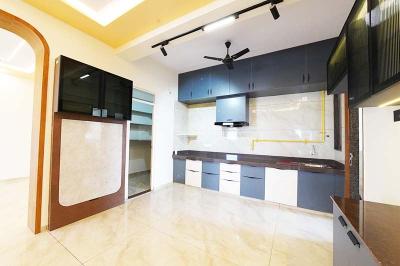 Kitchen Image of 2673 Sq.ft 3 BHK Apartment / Flat for sale in Arham Heights, Sargasan Gandhinagar for Rs. 13500000